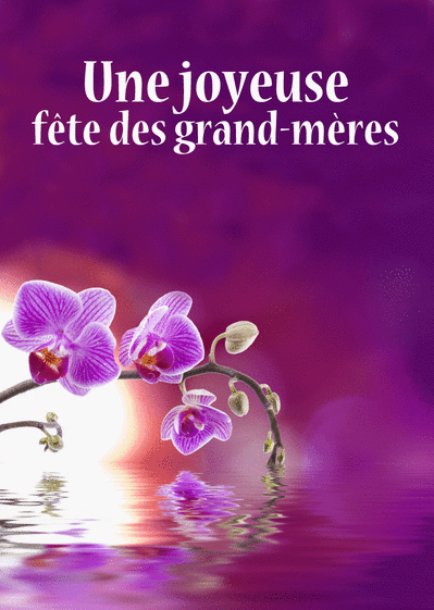Carte Joyeuse Fête Des Grand Mères Violette Envoyer Une Carte Fête Des Grand Mères Dès 099 